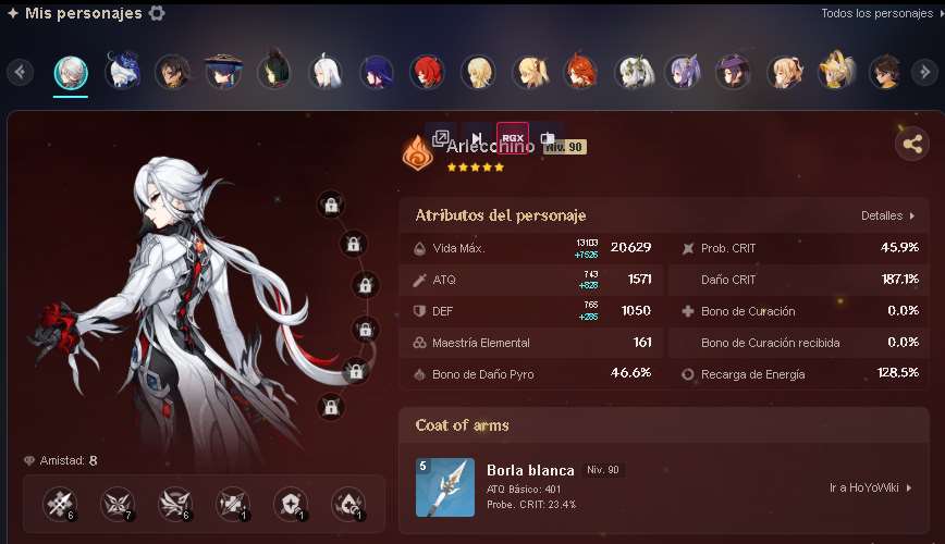 Genshin Account – 15 Five-Stars